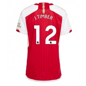 Arsenal Jurrien Timber #12 Hemmatröja Kvinnor 2023-24 Kortärmad